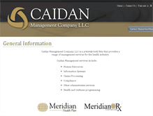 Tablet Screenshot of caidanmgmt.com